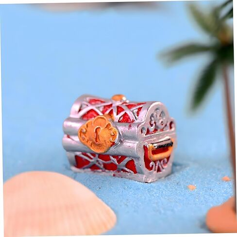 3Pcs Random Creative Pirate Treasure Chest Aquarium Decoration, Fish Tank Ornament, Mini Treasure Chest Aquarium Decor in Kuwait
