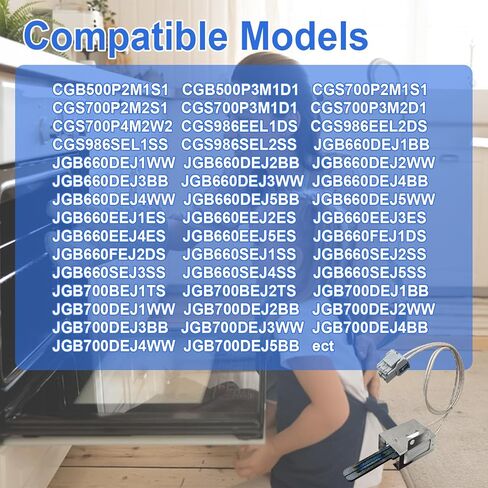WB13X25633 مشعل فرن نطاق الغاز، قضيب مشعل نطاق الغاز متوافق مع فرن GE CGB500P2M1S1 CGB500P3M1D1 CGS700P2M1S1، يستبدل 4454722 AP6026767 PS11736297 in Kuwait