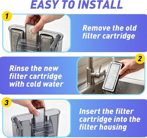 18 Pcs Fish Tank Filter Cartridges Compatible with Marina Slim Filter S10/S15/S20- Quadruple Filtration, Filter Cartridges with Carbon & Ceramic for Clean and Clear Aquarium Water in Kuwait