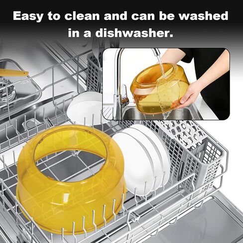 قبة فرن بديلة مطورة متوافقة مع NuWave Oven Pro Plus وElite، قبة كهربائية مع بلاستيك حراري كهرماني متطور، مقاوم للحرارة والصدمات in Kuwait