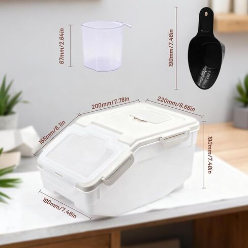 Extra Large Chinchilla Sand Bath Container Kit Plastic Dust Bath House Hamster Shower Room for Hedgehog Guinea Pig Squirrel Small Animals (Grey) in Kuwait