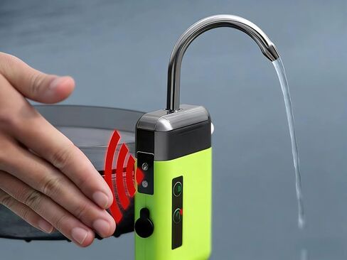 Induction Oxygen Pump Rechargeable Energy Saving Aquarium Air Pump Aerator Fishing Pump Portable Basin Outdoor Faucet for Camping Traveling Rodster in Kuwait