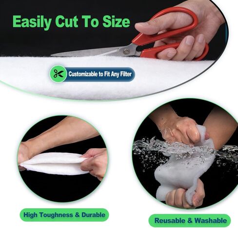 Aquarium Filter Pads,Filter Floss for Fish Tank,Aquarium Filter polishing pad(15.8 * 47.2 * 0.43in) in Kuwait