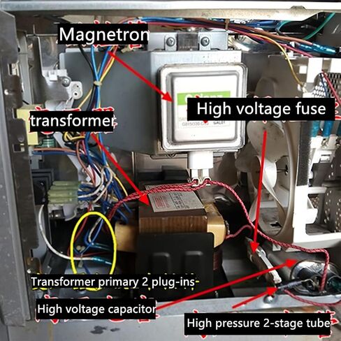 Magnetron 2M392J لتوتوشيبا ميديا ​​WB27X41826 WB27X11191 5304513456 قطع غيار فرن الميكروويف المغناطيسية استبدال 2M319J Magnetron in Kuwait