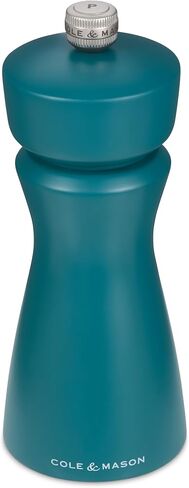 Cole & Mason Kenton Salt and Pepper Mill - Manual Refillable Grinder with Adjustable Ceramic Mechanism - Dining Accessory for Seasoning - Kitchen Tool for Everyday Use - 6 Inch, Sage in Saudi Arabia