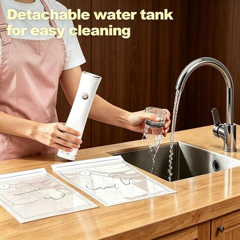 Handheld Cordless Vacuum Sealer Machine, Automatic Portable Food Sealer with 30 Reusable Bags, Multi-function Mason Jar Vacuum Sealer for Food Preservation Meal Prep in Kuwait