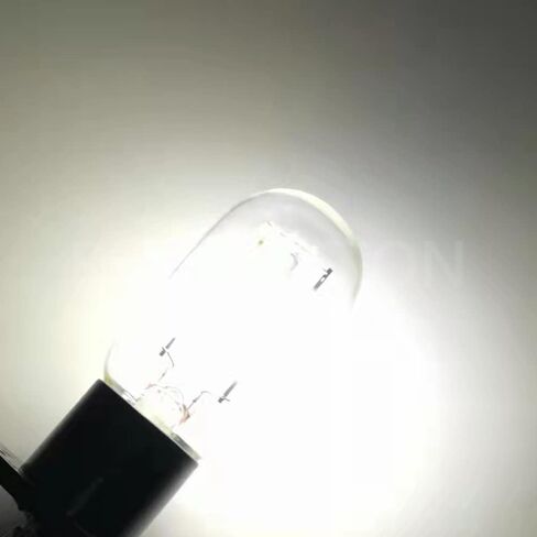 Ruiandsion 2pcs Microwave Bulb Z187 Base 110V 120V 25W LED Microwave Lamp Bulb for Universal Microwave Pear Oven Lamp, White in Saudi Arabia
