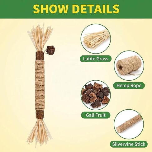 Qtip Cat Toy, Giant Qtip Cat Toy, 9 Pcs with Cotton Swab Design, Interactive Play for Indoor Cats and Kittens, Dental Teething Support and Catnip Entertainment in Kuwait