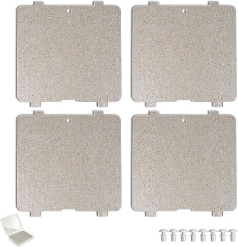 4 قطع MCK69074904 غطاء دليل موجة الميكروويف وغطاء دليل الموجة، متوافق مع LG LMC0975AST، LMC0975ASZ، LMC0975SB، LMC0975ST والمزيد، أوراق الميكا مع زر القفل in Kuwait