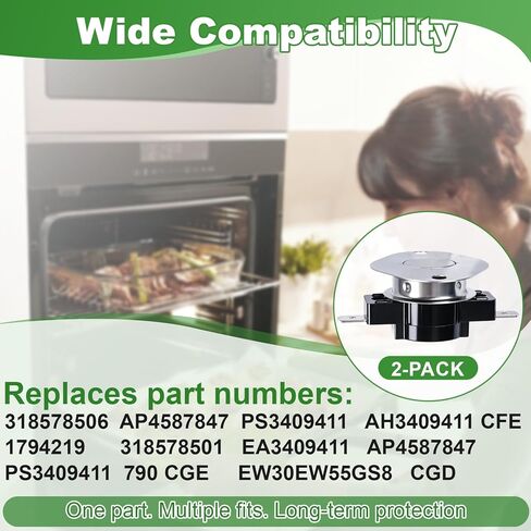 2-حزمة 318578506 ترموستات حد الفرن، بديل لـ 1794219 318578501 AH3409411 EA3409411 AP4587847 PS3409411 - قطع أمان للحماية من الحرارة الزائدة للفرن in Kuwait