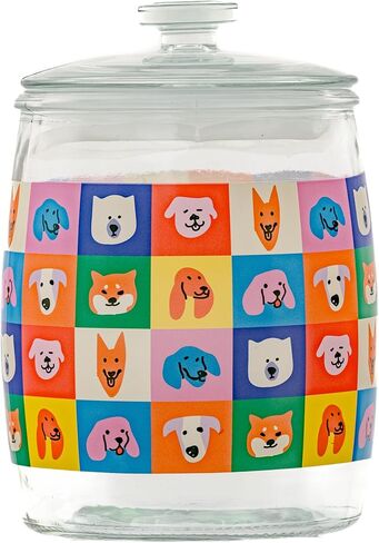 10 Strawberry Street Arlo Warhol Pet Treat Canister in Kuwait