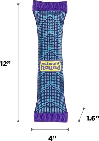 Outward Hound FlyFetch Firehose Fetch Ultra-Durable Dog Toy with Squeaker, Floats in Water, All Breeds, 16" in Kuwait