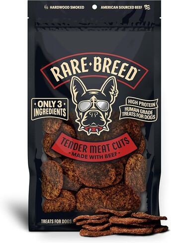 Rare Breed Real Meat Soft Beef Dog Treats - 12 oz - Only 3 Ingredients - Premium Soft Dog Treats for Small, Medium & Large Breeds in Kuwait