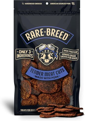 Rare Breed Real Meat Soft Beef Dog Treats - 12 oz - Only 3 Ingredients - Premium Soft Dog Treats for Small, Medium & Large Breeds in Saudi Arabia