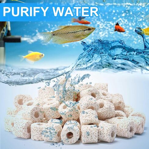 Threlaco 4 Set Aquarium Filter Compatible with Fluval SPEC, EVO, Betta and Flex Desktop Aquarium Series, Foam Filter, Carbon, Ammonia/Phosphate/Nitrite Remover Pad, Ceramic Ring, Cord, Grease & Bag in Kuwait