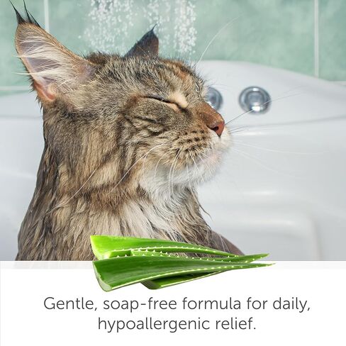SolaceVet Aloe & Oatmeal Soothing Shampoo 12 oz – Veterinarian Recommended for Sensitive Skin in Dogs & Cats – Hypoallergenic, Soap-Free in Kuwait