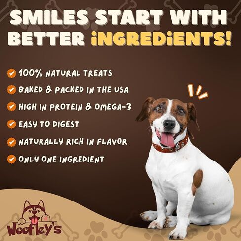 صندوق مضغ متنوع للكلاب بوزن 10 رطل من Woofley - علاجات لحوم البقر الطبيعية للكلاب - عصي الفتوة، وعصي الكولاجين، وخدود اللحم البقري والمزيد - مضغ للكلاب طويل الأمد للكلاب المتوسطة والكبيرة in Kuwait