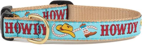 UP COUNTRY Blue Howdy Dog Collar (Medium (12"-18") 5/8 Width) in Kuwait