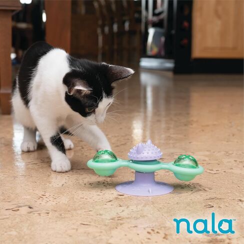 Caitec Presents Nala Cat Whirly Bird Suction Spinner - Interactive Cat Toy - Catnip Compatible, 2 Pack in Kuwait