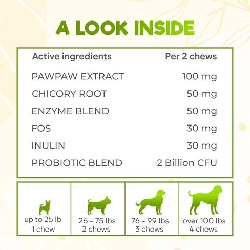 ZENO Probiotics for Dogs Chews 150Pcs - Digestive, Gut Health & Diarrhea Support - Chews for Dogs - US Formula with Probiotics, Enzymes & Natural Ingredients - Roast Chicken in Saudi Arabia