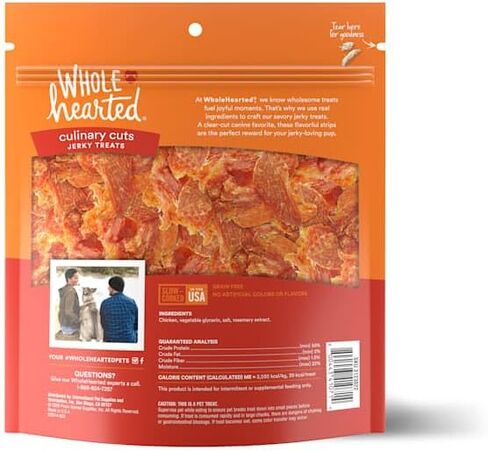 WholeHearted by Petco Culinary Cuts Chicken Recipe Jerky Dog Treats 16 oz. in Kuwait
