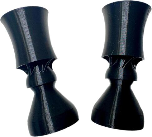 Random Flow Generator Nozzles Compatible with Fluval FX2, FX4, FX6, TPU Upgrade Accessory, Black, Set of 2 with Adapters in Kuwait