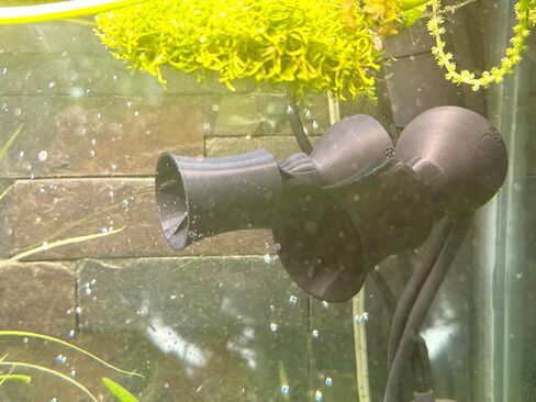 Random Flow Generator Nozzles Compatible with Fluval FX2, FX4, FX6, TPU Upgrade Accessory, Black, Set of 2 with Adapters in Kuwait