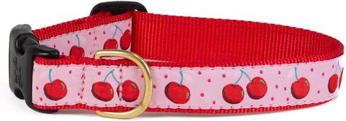 طوق Up Country Cherries للكلاب (كبير - يناسب الرقبة من 15 بوصة إلى 21 بوصة)، وردي in Kuwait