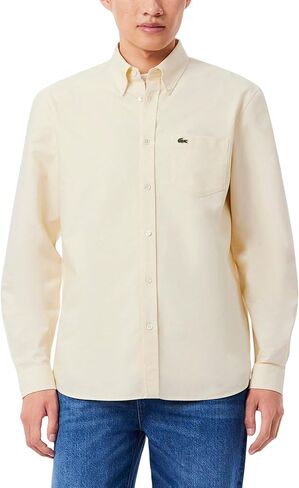 Lacoste Men's Regular Fit Oxford Cotton Shirt in Saudi Arabia