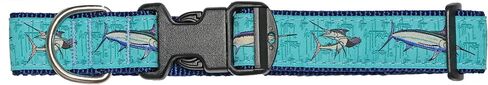 Guy Harvey Dog Collars (USA Marlin, Medium 1¼ 12"-20") in Kuwait