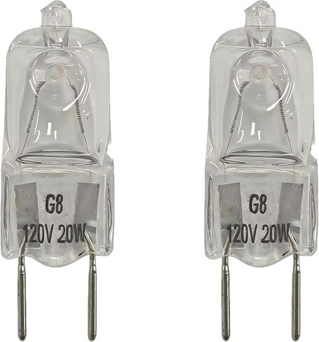 WB25X10019 Replacement Bulb G8/20W/120V for GE Samsung Kenmore Elite Maytag Over The Stove Range Microwave 2-Pack in Kuwait