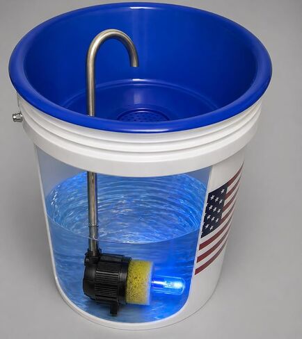 5-Gal (19L) Dog Water Dispenser & Fountain for Large Dogs, Anti-Splash Design with UV-C Filtration, XL Capacity, Keeps Floors Dry – Freedom Pet Fountain in Kuwait