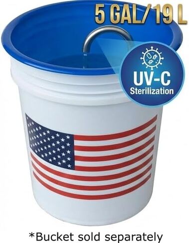5-Gal (19L) Dog Water Dispenser & Fountain for Large Dogs, Anti-Splash Design with UV-C Filtration, XL Capacity, Keeps Floors Dry – Freedom Pet Fountain in Kuwait