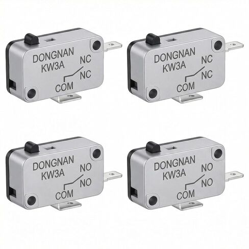 KW3A Microwave Oven Door Switch 16A 125V/250V Door Interloc (2 Normally Open and 2 Normally Close) Suitable for Most Brand Microwave ovens Door Interloc Switch in Kuwait
