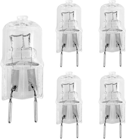 5pcs Microwave Halogen Light Bulbs 130V 50W, Bright Replacement Microwave Oven Bulb Compatible with GE CVM DVM HVM JNM Series, Replaces WB08X10051 WB25X21248 WB02X35488 and More in Kuwait