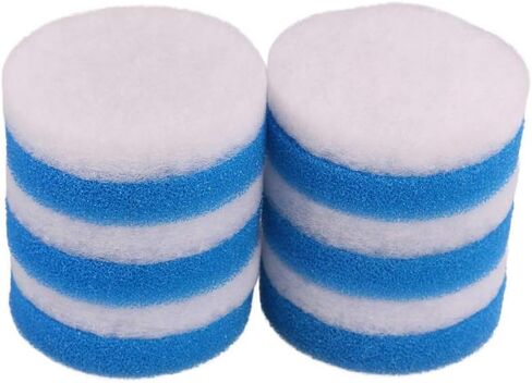 Compatible Poly Fine and Coarse Foam Filter for Eheim Classic 250 2213 (6 x Poly Fine, 6 x Blue Coarse) in Kuwait