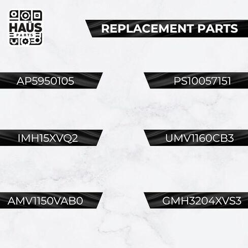 مفتاح باب الميكروويف W10269460 متوافق مع W10727360VP، AP5950105، PS10057151، AMV1150VAB0، TMH16XSD6، GMH3204XVS3، UMV1160CB3، IMH15XVQ2، KHMC1857BSP0 in Kuwait