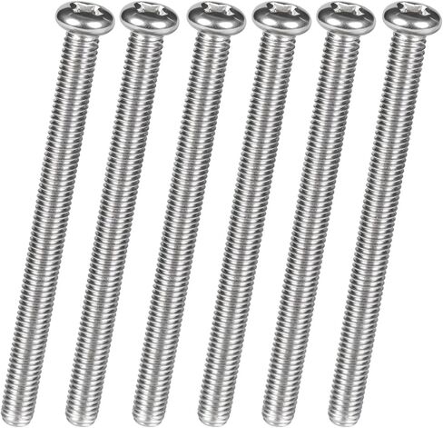 6-Pack WP8169704 Microwave Top Mounting Screw, Replacement Bolts for Over-The-Range Microwave Installation, Replaces 8169704, AP6011694, PS11744892 in Kuwait