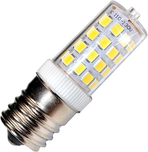 لمبة إضاءة LED قابلة للتعتيم HQRP 110 فولت E17 بيضاء باردة لـ GE General Electric WB36X10003 استبدال لمبة الضوء تناسب ميكروويف Hotpoint/Kenmore/RCA in Kuwait
