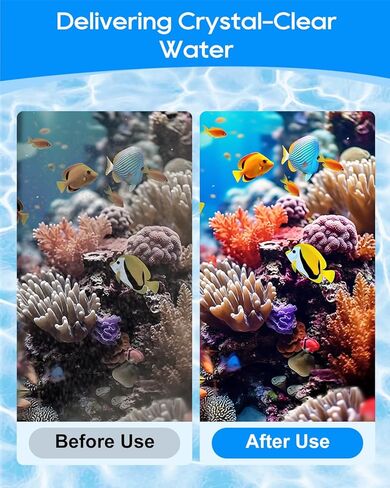 10 Pack Small Aquarium Filter Cartridges Compatible with Aqueon SmartClean Power Filter 15G & for QuietFlow Internal Filter, Replacement Fish Tank Filter Cartridge Small, 3.62 x 2.6 Inch in Kuwait
