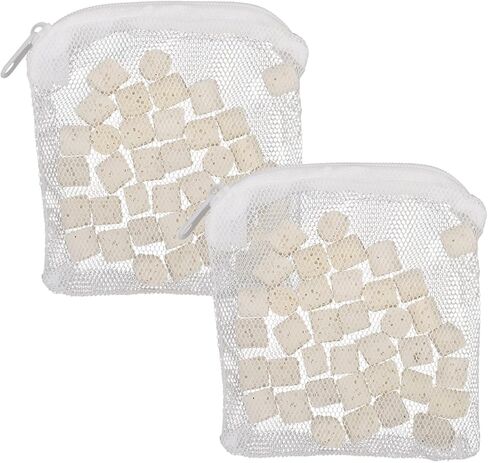 84g 2 Bags Bio-max Filter Media, Replacement Biomax Bio Rings for Fluval AC20 AC30 Power Filter 1.5 oz / 42 g, biomax for Aquarium Filter, for Use in Freshwater & Saltwater Aquariums in Kuwait