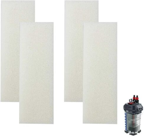 Foam Filter Pad Block for Fluval 204/205/206/207/304/305/306/307 Canister Filters, A222A1 Aquarium Bio Foam Sponge Replacement Kit for Mechanical & Biological Filtration, Non-compressed Packaging-4Pcs in Saudi Arabia