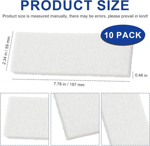 Aquarium Filter Bio Foam Pads Compatible with Fluval U3 Underwater Filter, A487 Replacement Filter Foam for Fish Tank, Filter Sponge Media for Freshwater and Saltwater Tanks, 10 Pack in Kuwait