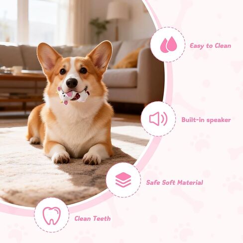 Small Squeaky Dog Toys, 3 Pack Latex Dog Chew Toy Set, Funny Animals Squeaky Balls for Interactive Fetch Play, Soft Rubber Teething Toy for Puppy Small Dogs in Kuwait