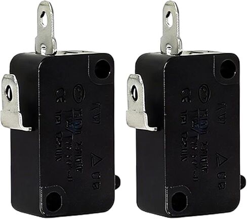 KW7-0 Micro Switch, Replacement for Air Fryer XL, Power XL, Vortex, Microswitches for Microwave Oven & Induction Cooker - Normally Open, 16A 125V/250V, 2Pins(Normally Open)(2-Pack) in Kuwait