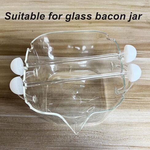 2PCS Glass Skewer Replacement for Glass Microwave Bacon Jar, Asin B0GHQ461L7 in Kuwait