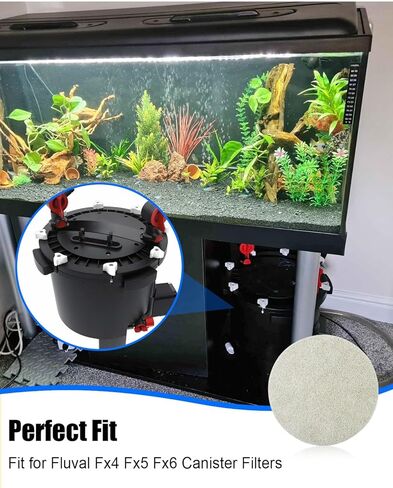 12 PCS Ammonia Removal Pad Fit for Fluval Fx4 Fx5 Fx6 Canister Filters, Nitrite Remover Pad in Kuwait