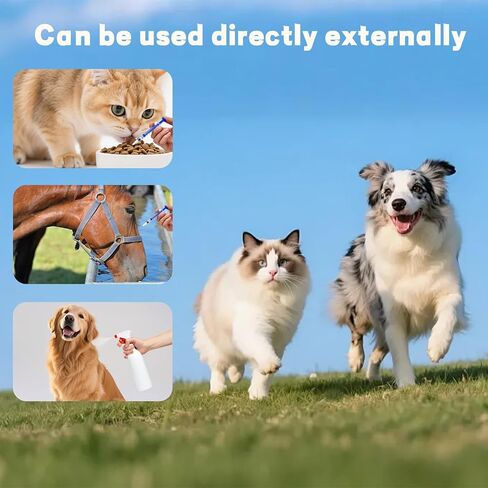 Pet Supplies, Suitable for Horses, Sheep, Cows, Cats, Dogs, and Poultry.100mL in Kuwait