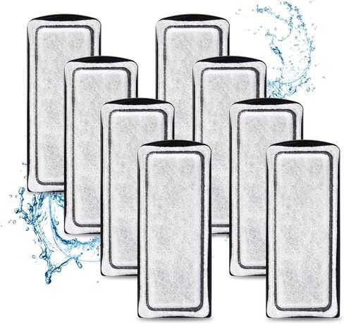 16 Pack Aquarium Filter Cartridge Compatible with Marina Slim Filter S10/S15/S20, Fish Tank Replacement Filter Cartridges with Carbon & Ceramic for All Three Marina Slim Filter Models in Kuwait