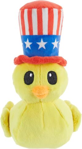 Barkbox Uncle Duck Dog Toy | Plush Rubber Duck Toy with Squeaker, Crinkle & Extra Fluffy Filling | Fun Squeak Toy for Small to Medium Dogs in Kuwait